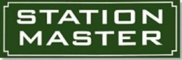 Replica Metal Sign Station Master